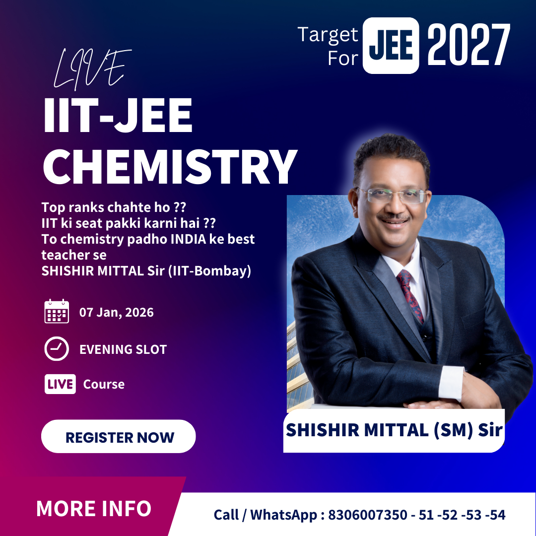 LIVE iit-jee chemistry for 12th moving for jee 2027